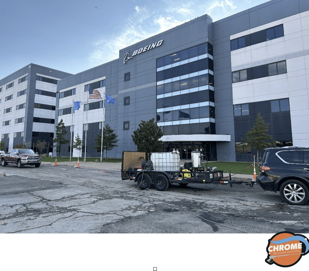 Boeing Oklahoma City – Hydroblasting Parking Lot