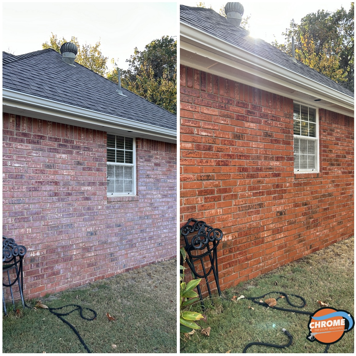 Brick Exterior Pressure Washing